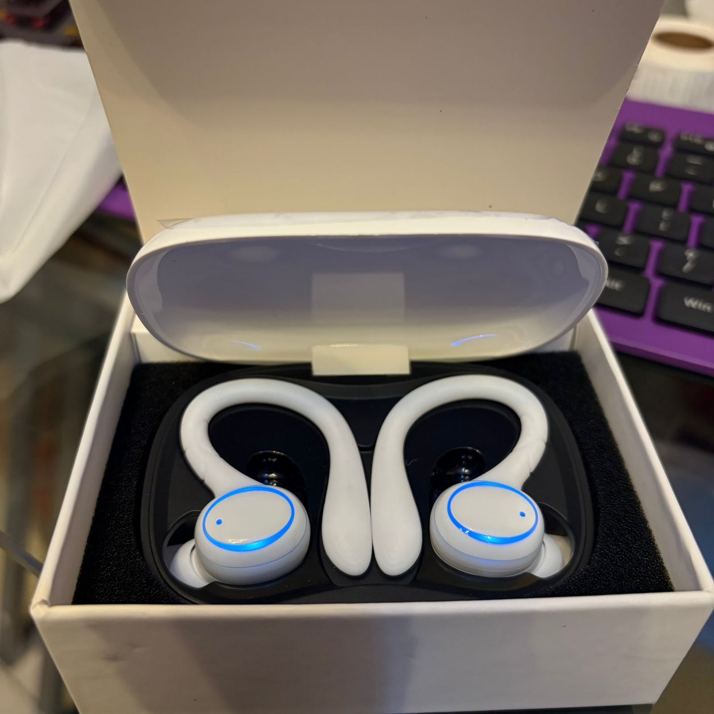 Audifonos Inalambricos Deportivos IPX5 Sujetadores Orejas