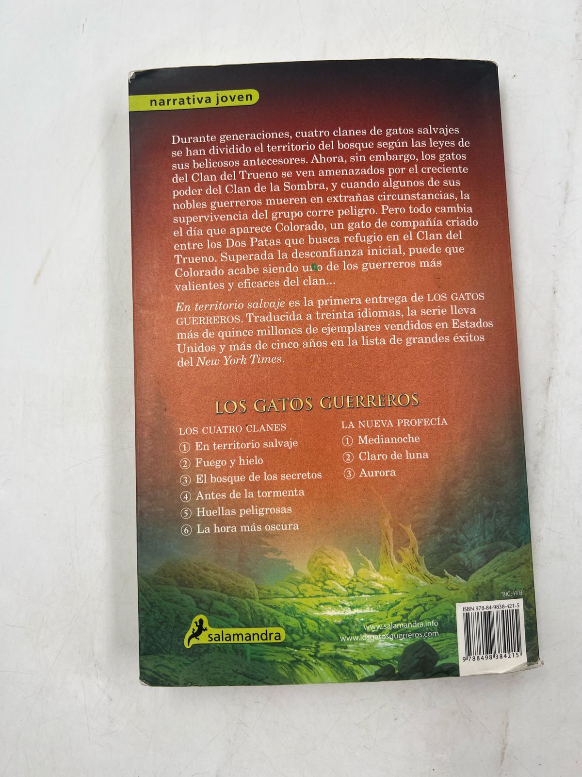 Los gatos guerreros en territorio salvaje (USADO)