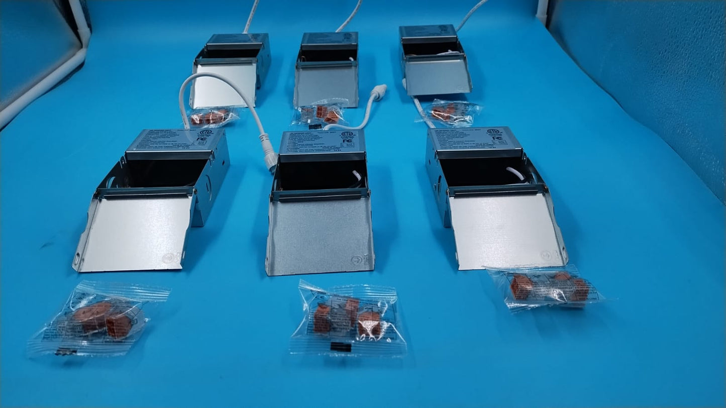 12 luces LED empotrables AMICO de 7" y 5CCT en 1