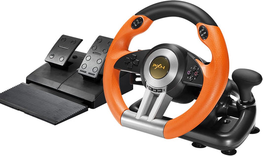 Volante de carreras para PC PXN V3 PRO, USB, XBOX, PS, SWITCH.
