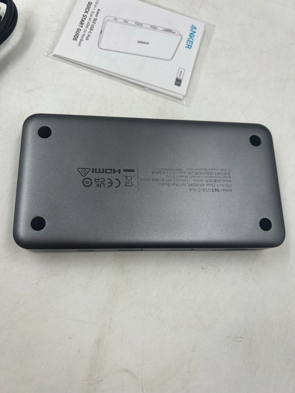 Anker 563 Concentrador USB-C (10 en 1, HDMI 4K dual)