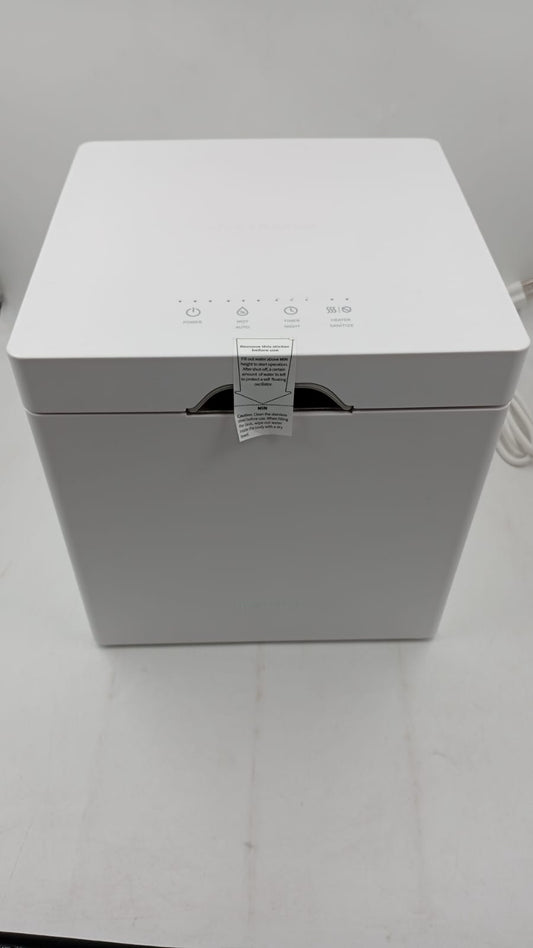 Humidificador híbrido, Carepod, acero inoxidable frío/cálido (USADO).