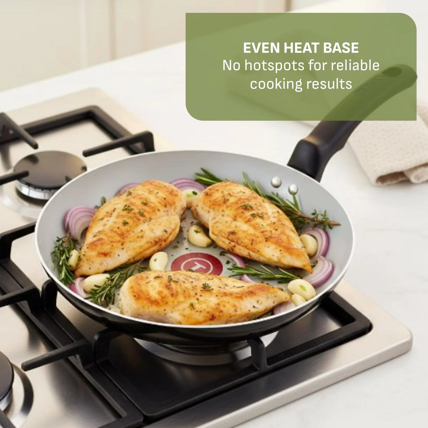 T-fal Kitchen Solutions Cerámica, Utensilios de Cocina de 22 Piezas,