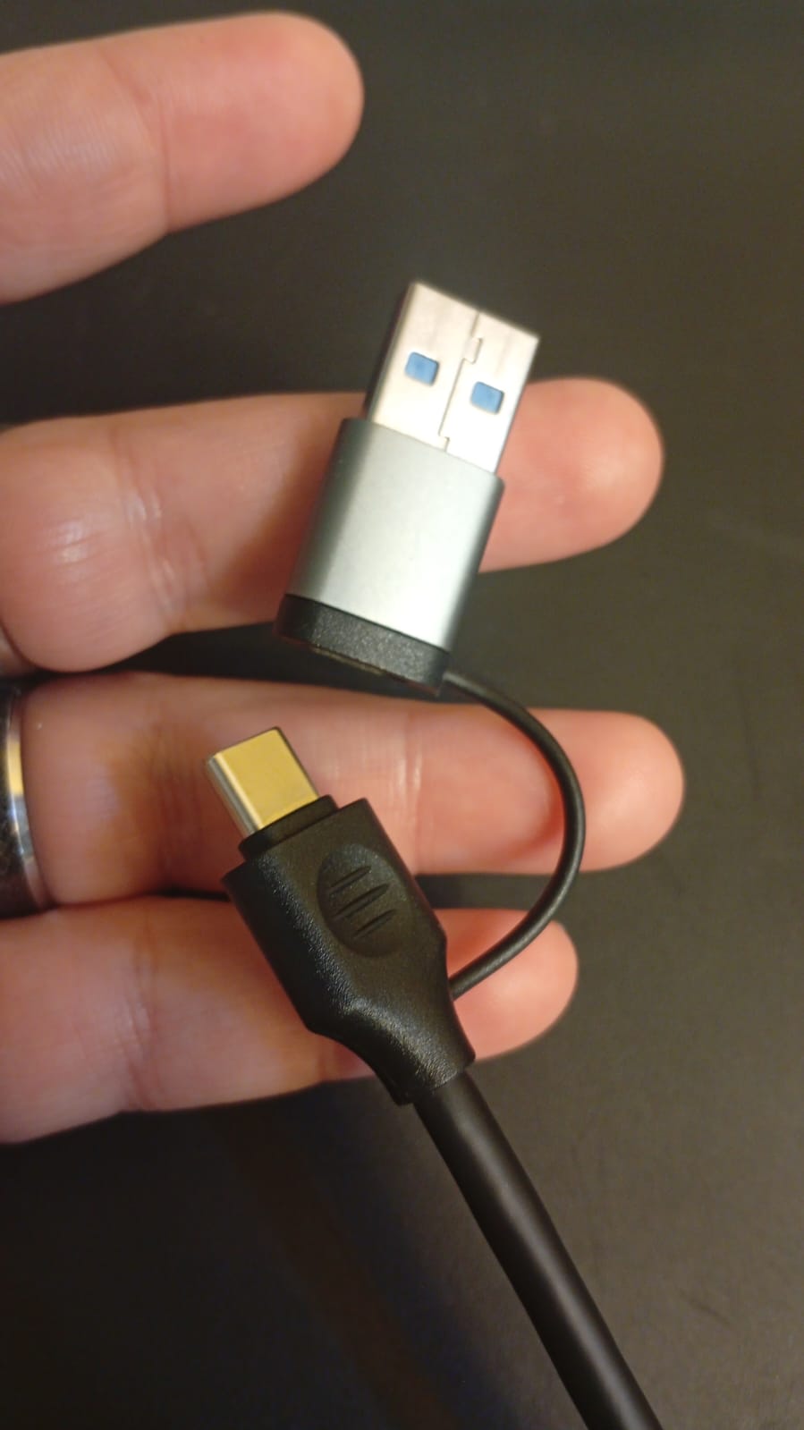 Adaptador USB 3.0 y tipo C a HDMI, 5 en 1, Docking Station.