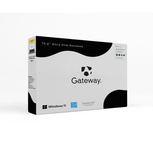 Notebook, Gateway 15.6", Windows 11, 4GB RAM, 128GB, Core i3.