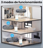 Deshumidificador V3 6.5 L 300W 45Pints Control de Humedad