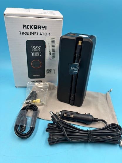 Compresor de Aire Portátil ATKMAYI Inflador 150 PSI Digital