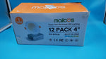 Luces empotrables LED 4", Mailcos Super delgadas, 12 Pack, regulable