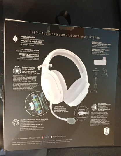 Auriculares Gaming, Inalámbricos, Razer Barracuda X, PC, PlayStation.