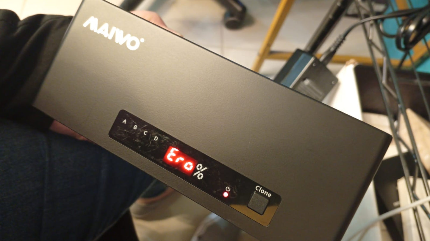 Duplicador de disco duro de 4 bahías, 5 Gbps de velocidad