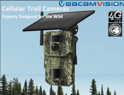 Cámara Vigilancia Solar 4G Camuflaje Para Exterior (USADO)