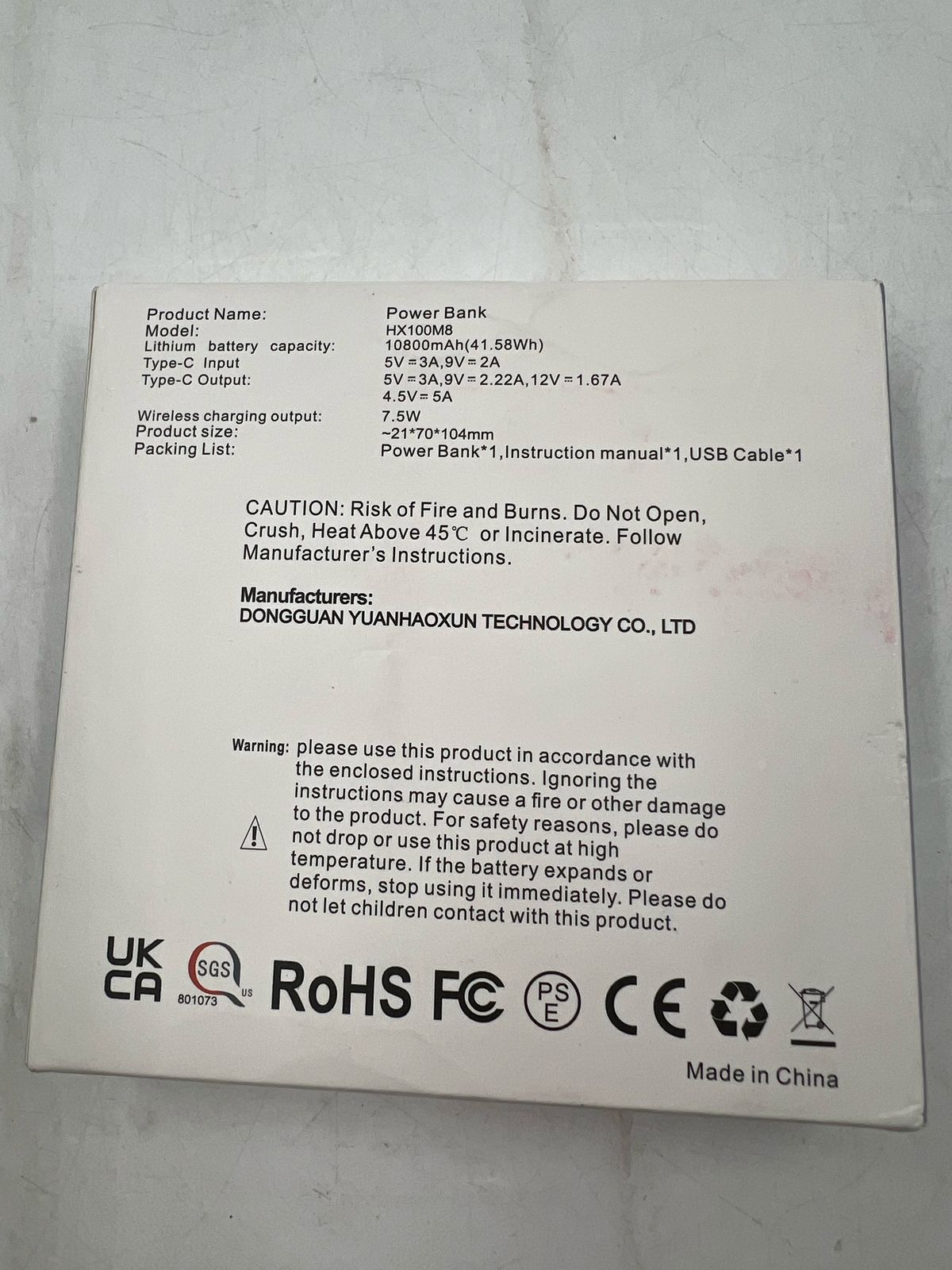 Power Bank Magnético para MagSafe 10800mAh