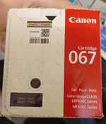 Cartucho de Toner Canon 067 Negro, MF650 y LBP630.