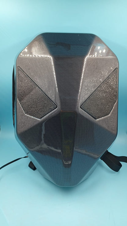 Mochila de ojos LED, Amplio espacio, motocicleta o viajes (USADA).