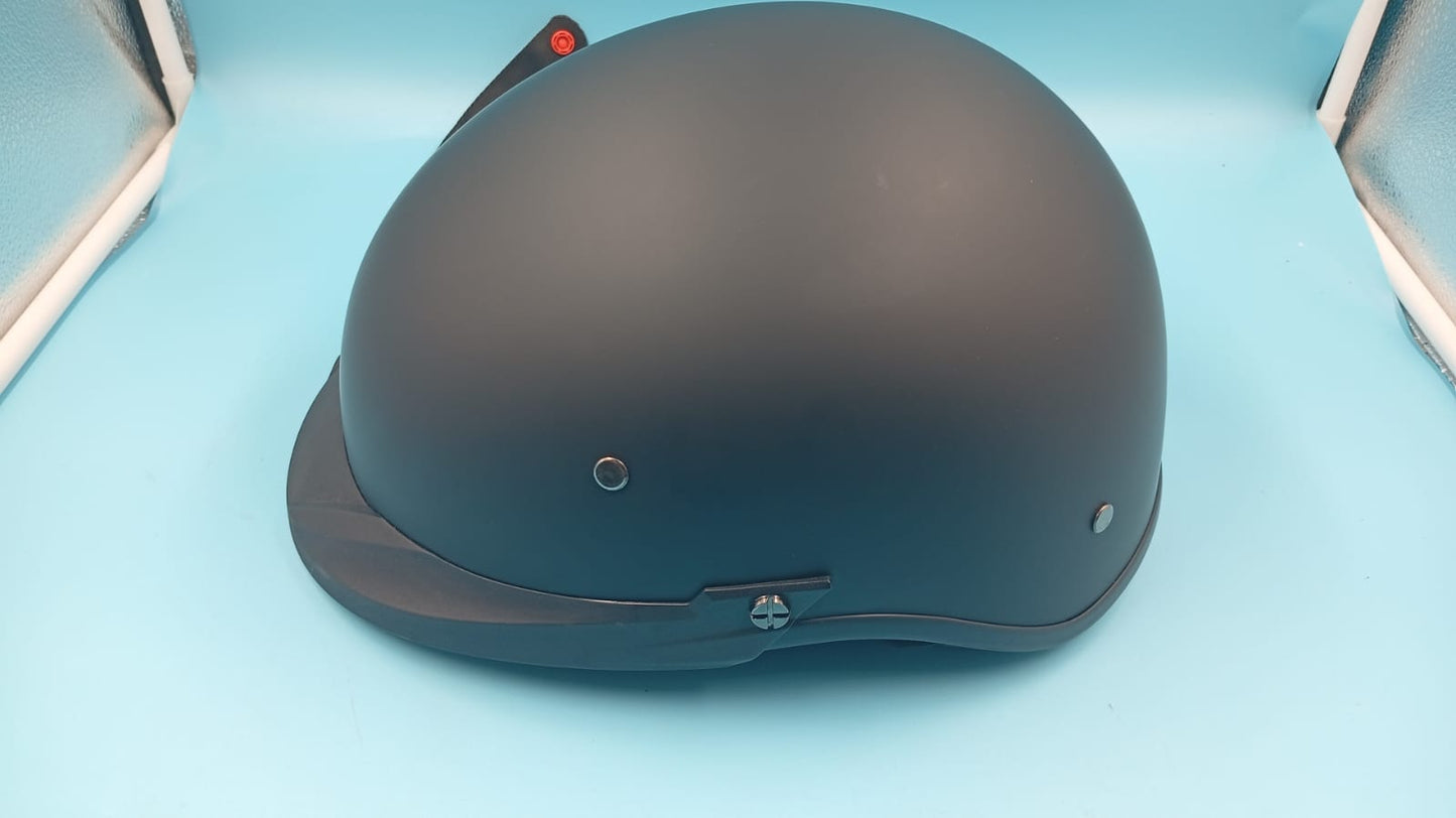 Medio casco, con visera solar, scooter, ATV, Cruiser, Motos, DOT.(USADO)