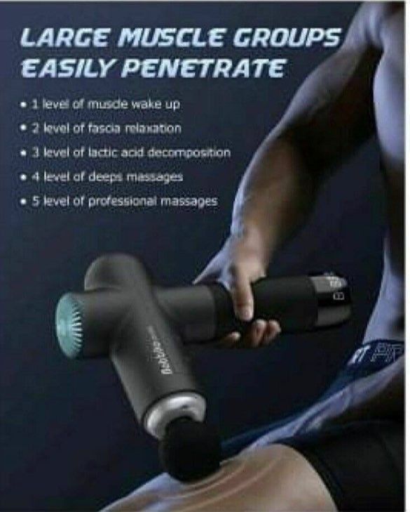 Pistola de masaje Bobbito UM-EM6 de percusión de tejido