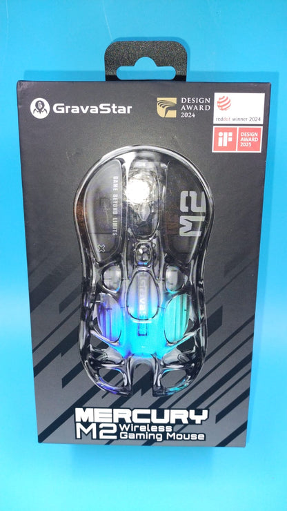 Mouse Gamer GravaStar Mercury M2 26000 DPI RGB (USADO)