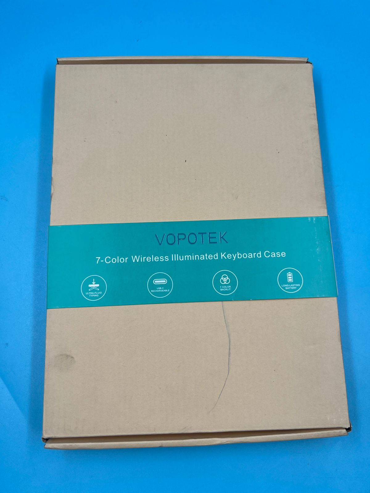 Funda con teclado VOPOTEK para iPad de 10.ª generación (2022)