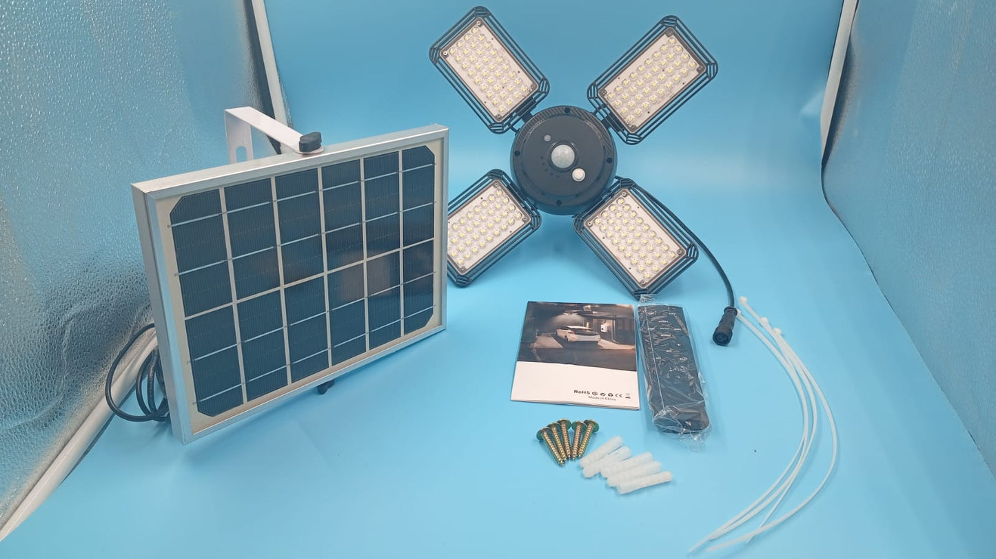 Lámpara colgante solar para interiores y exteriores, control remoto.