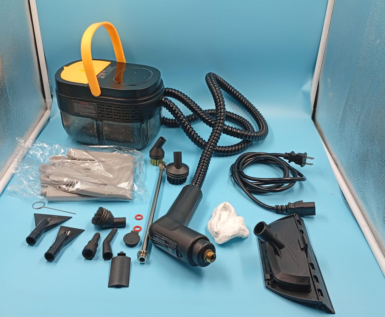 Limpiador a vapor, mango ajustable de 3 niveles, portátil, (USADA)