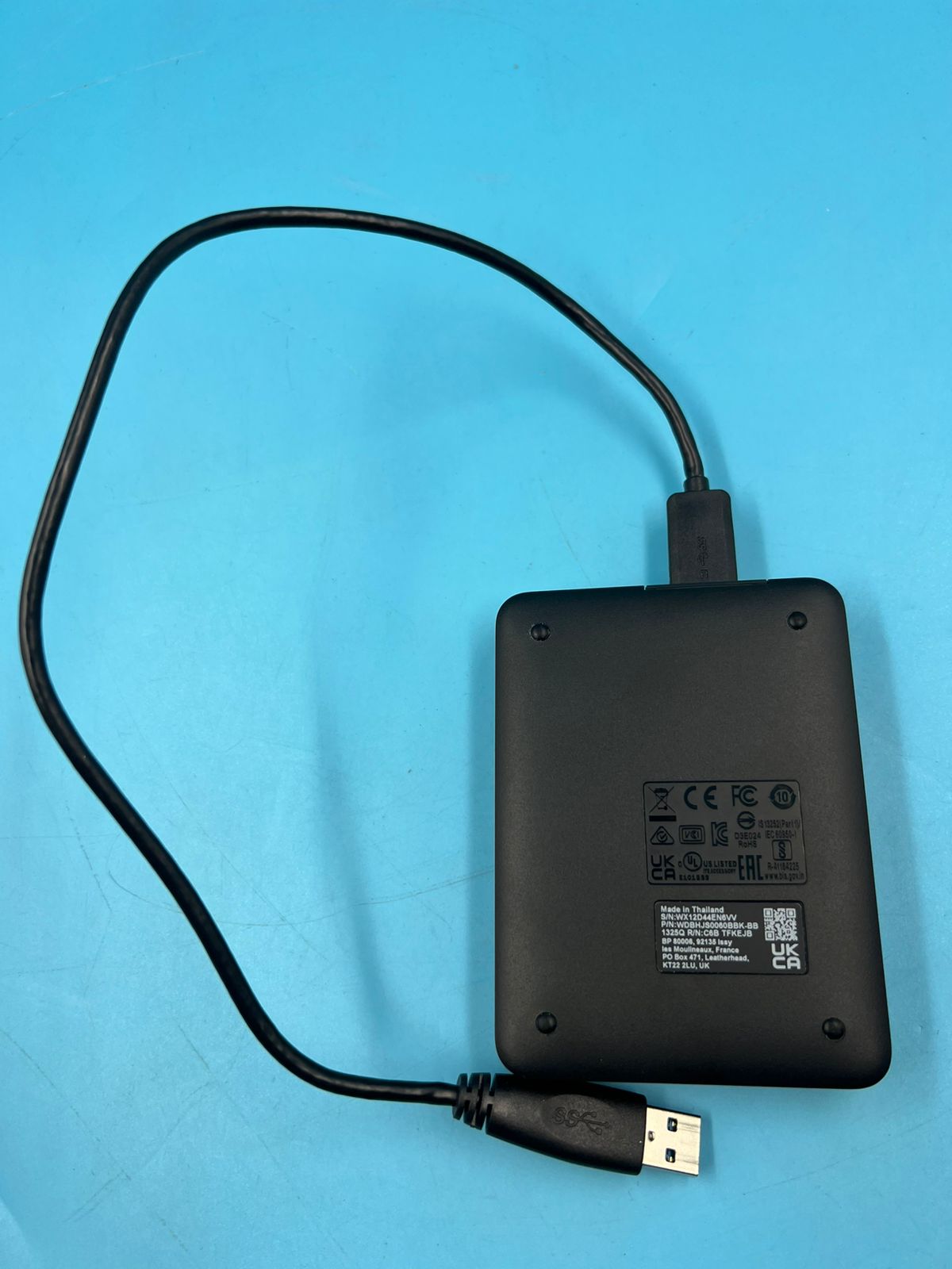 Disco duro externo portátil WD Elements de 6 TB USB 3.0 (USADO)