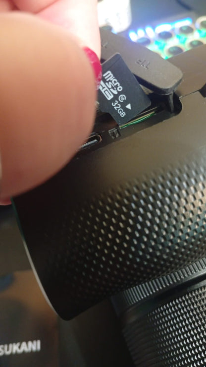 Cámara digital 4K para fotografía, pantalla 180°-3", zoom 16X, 32 GB