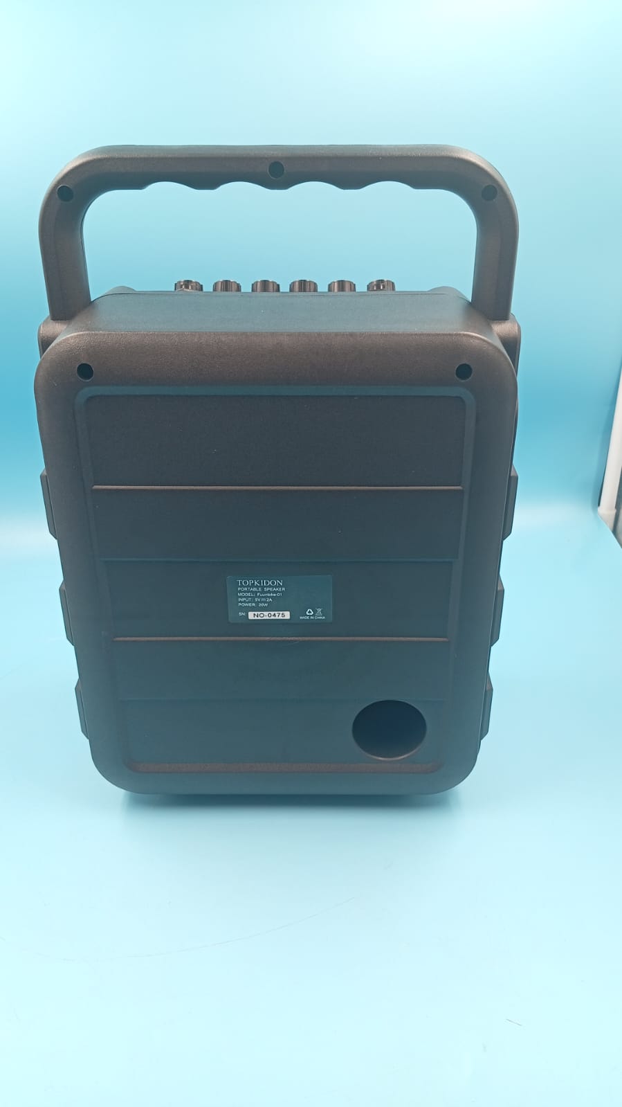 Máquina de karaoke, 2 micrófonos inalámbricos, entrada AUX.