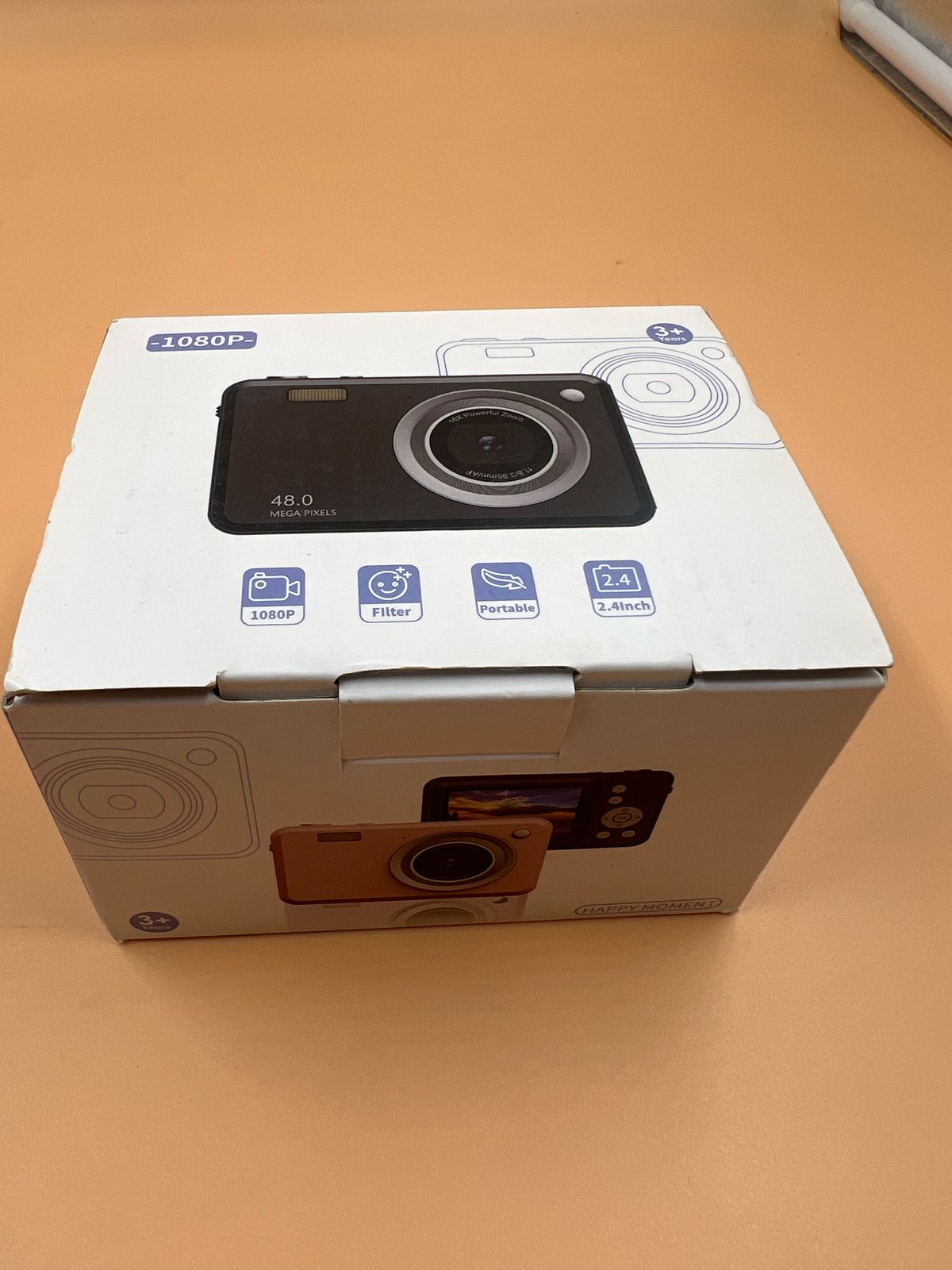 Cámara Digital 2X4 Pulgadas HD 1080P 500W