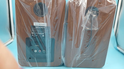 Altavoces de estantería, 36W Bluetooth 5.4, audio digital 5", AUX-RCA.