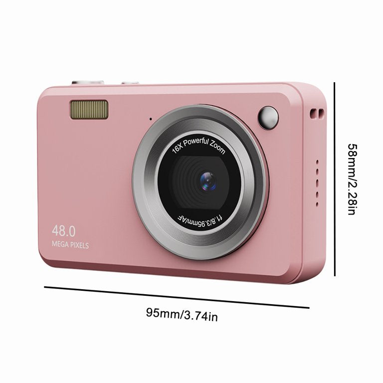 Cámara Digital 2X4 Pulgadas HD 1080P 500W