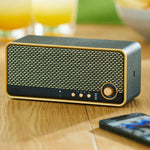 Altavoz Wi-Fi mediano ONN con sonido multidireccional, negro