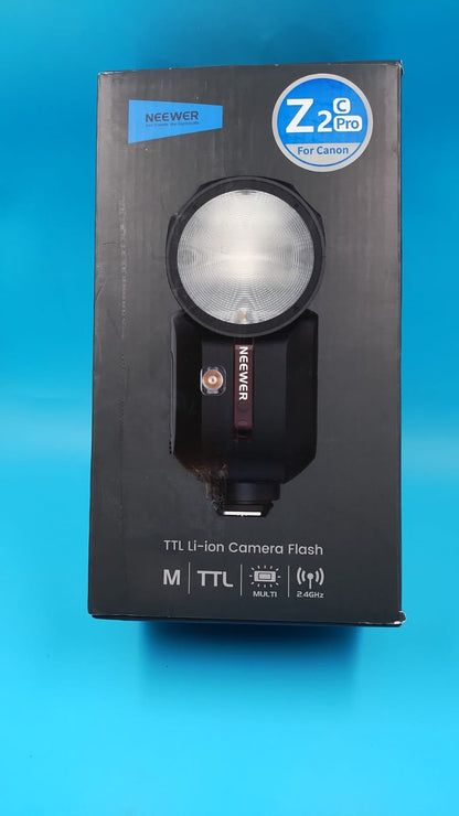 Flash TTL Neewer Z2Pro-C Cabeza Redonda Canon HSS 76W SIN BASE