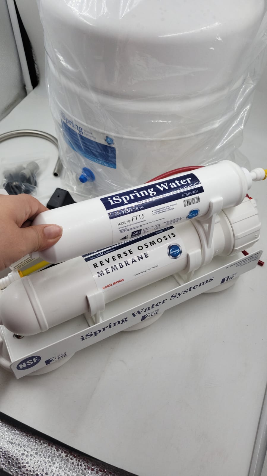 Sist. de filtración de agua potable ósmosis inversa USADO