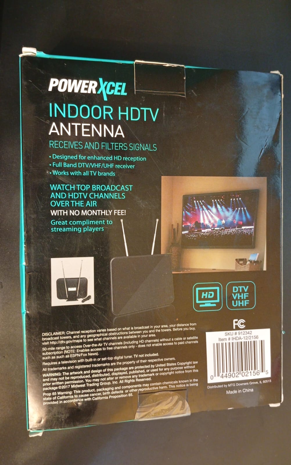 Antena de HDTV interior PowerXcel