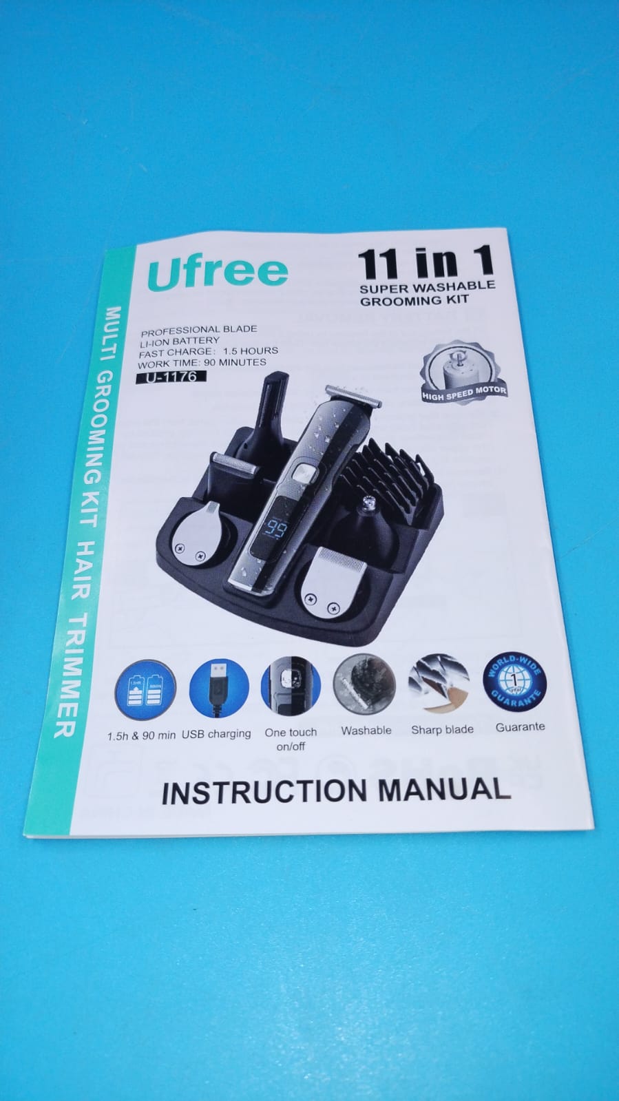 Ufree - Cortadora de barba inalámbrica para hombres.