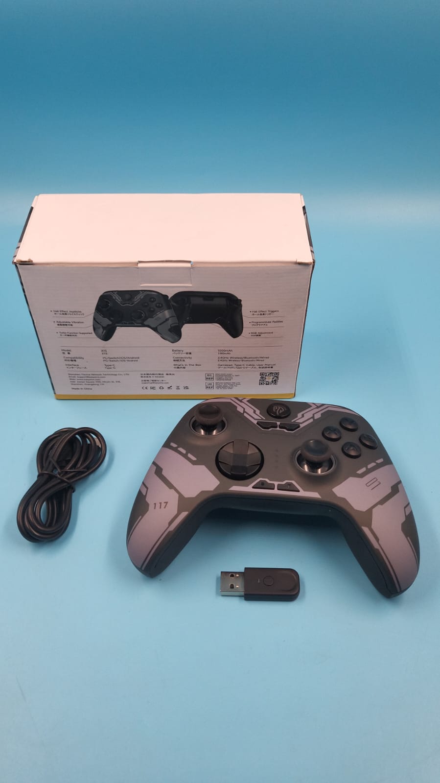 Control Inalámbrico RGB Bluetooth Gamepad Multiplataforma Para PC Android Switch iOS,EasySMX X15