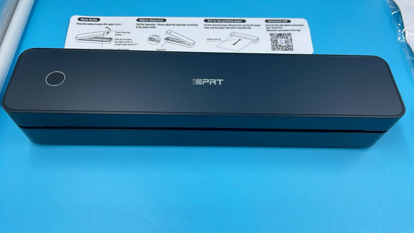 iDPRT - Impresora portátil inalámbrica para viajes.