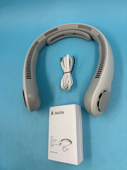 Ventilador Cuello JISULIFE Portátil Recargable 5000mAh