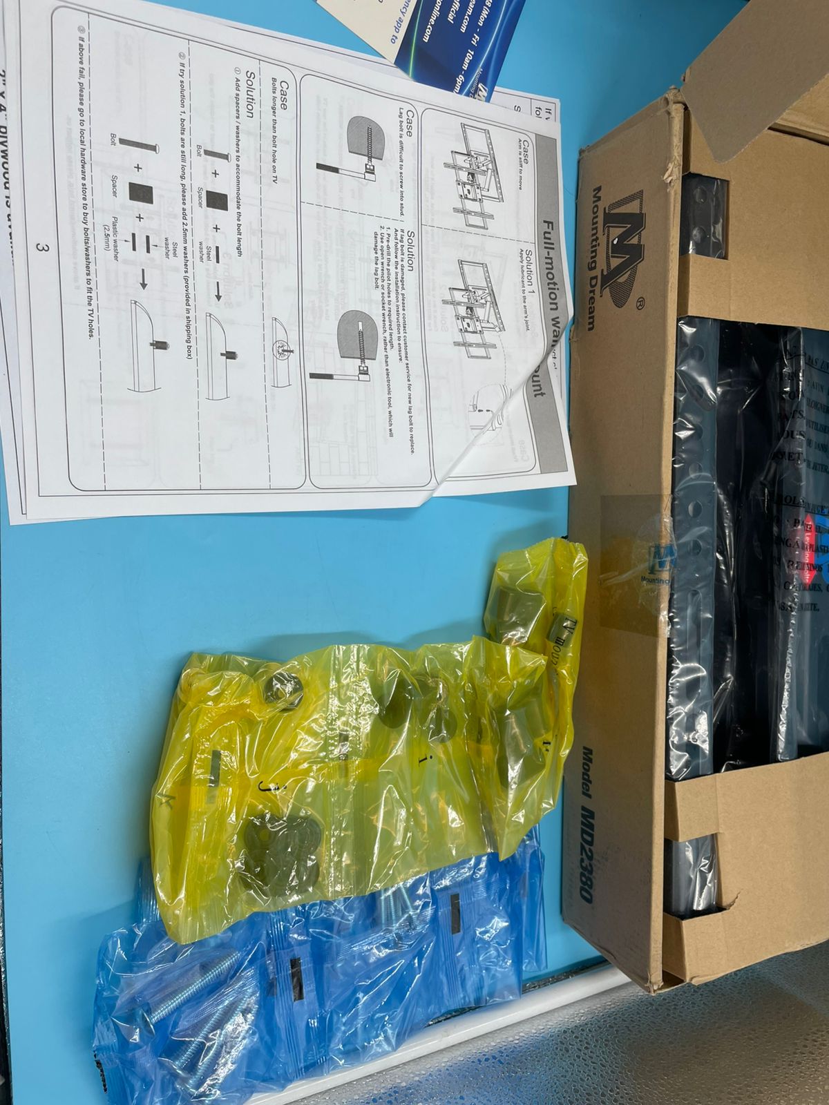 Soporte de pared para televisor,  de 32 a 55" mounting dream MD2380