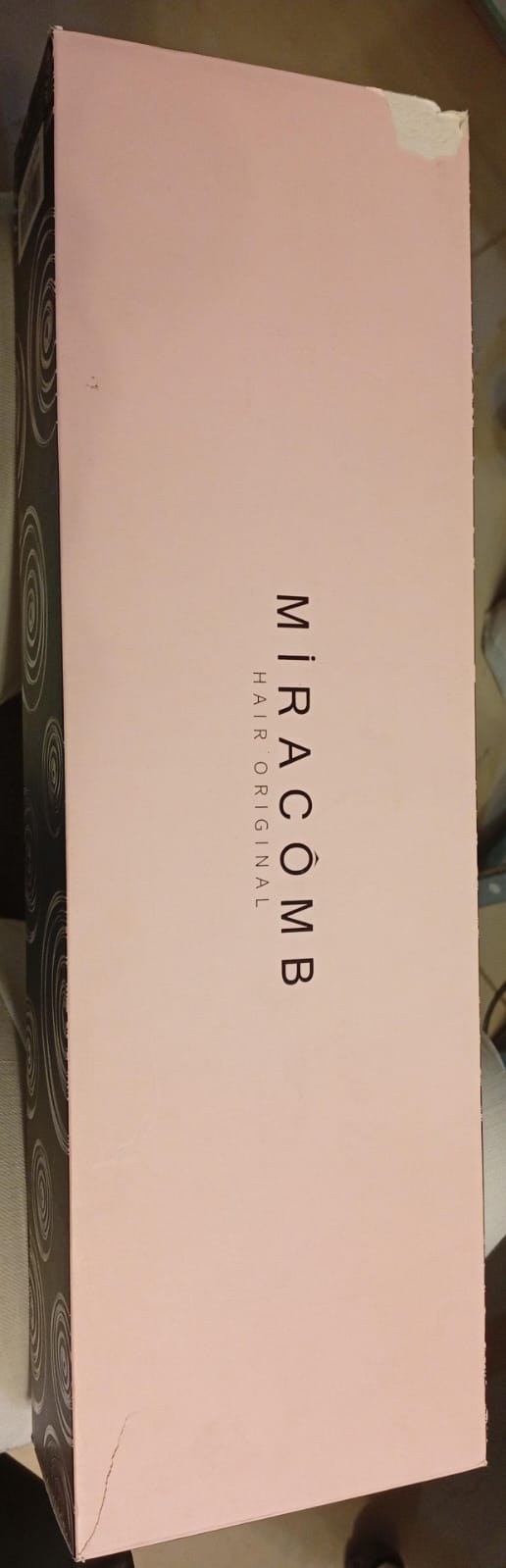 MIRACOMB Rizador de pelo de cerámica, temporizador inteligente.