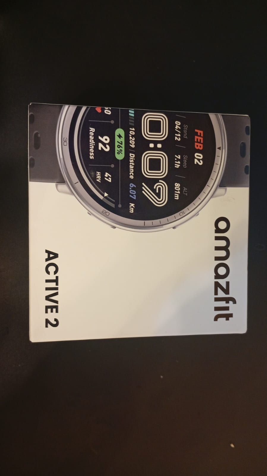 Amazfit Active 2 Reloj inteligente de 44 mm, resistente al agua.