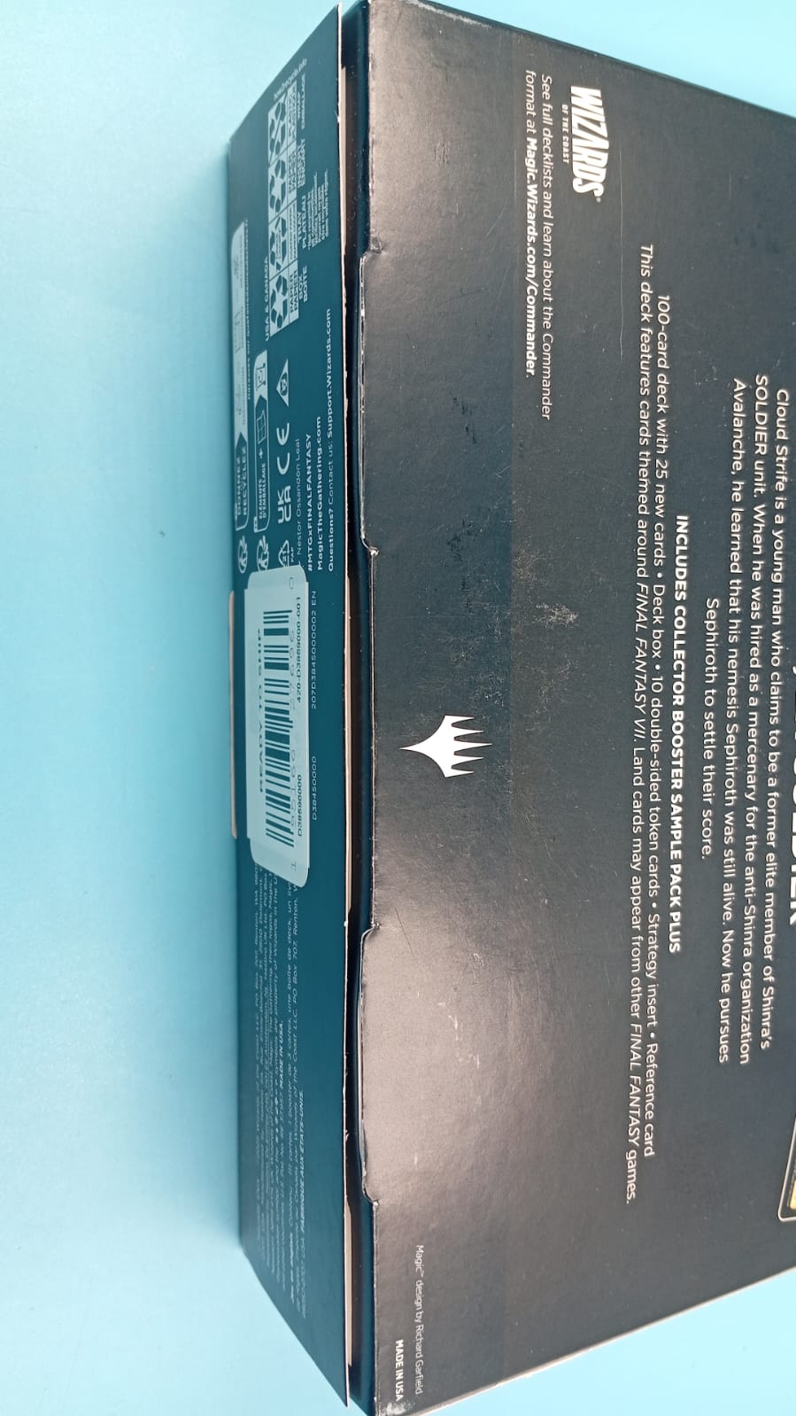 Mazo de cartas, Magic: The Gathering, Final fantasy VII.