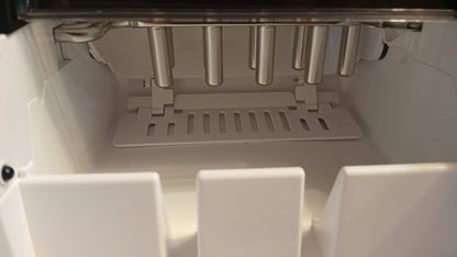 Máquina de hielo de encimera,  2 tamaños de cubitos, (USADO).
