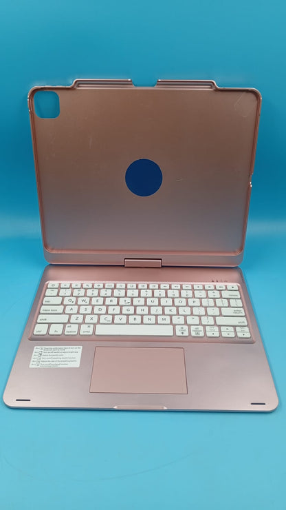 Funda con teclado giratorio, 360°, iPad Pro 12.9" (USADO).