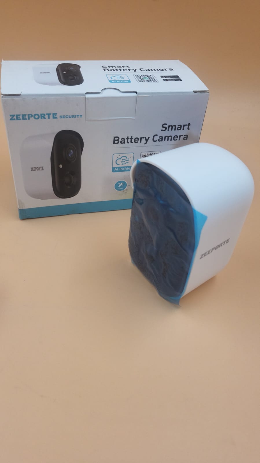 Cámaras de seguridad inalámbricas para exteriores, 2K con batería para seguridad ZEEPORTE