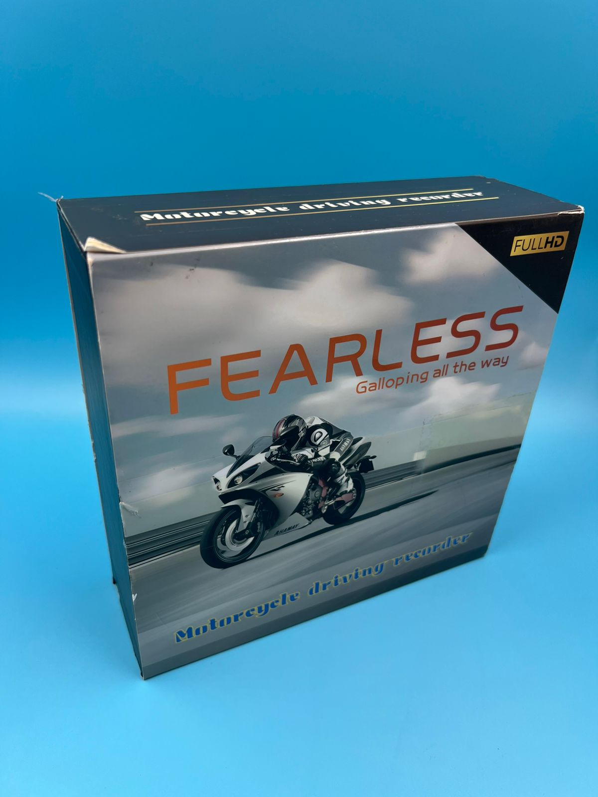 Geloo Cámara de tablero de motocicleta dual 1080P Dash Cam