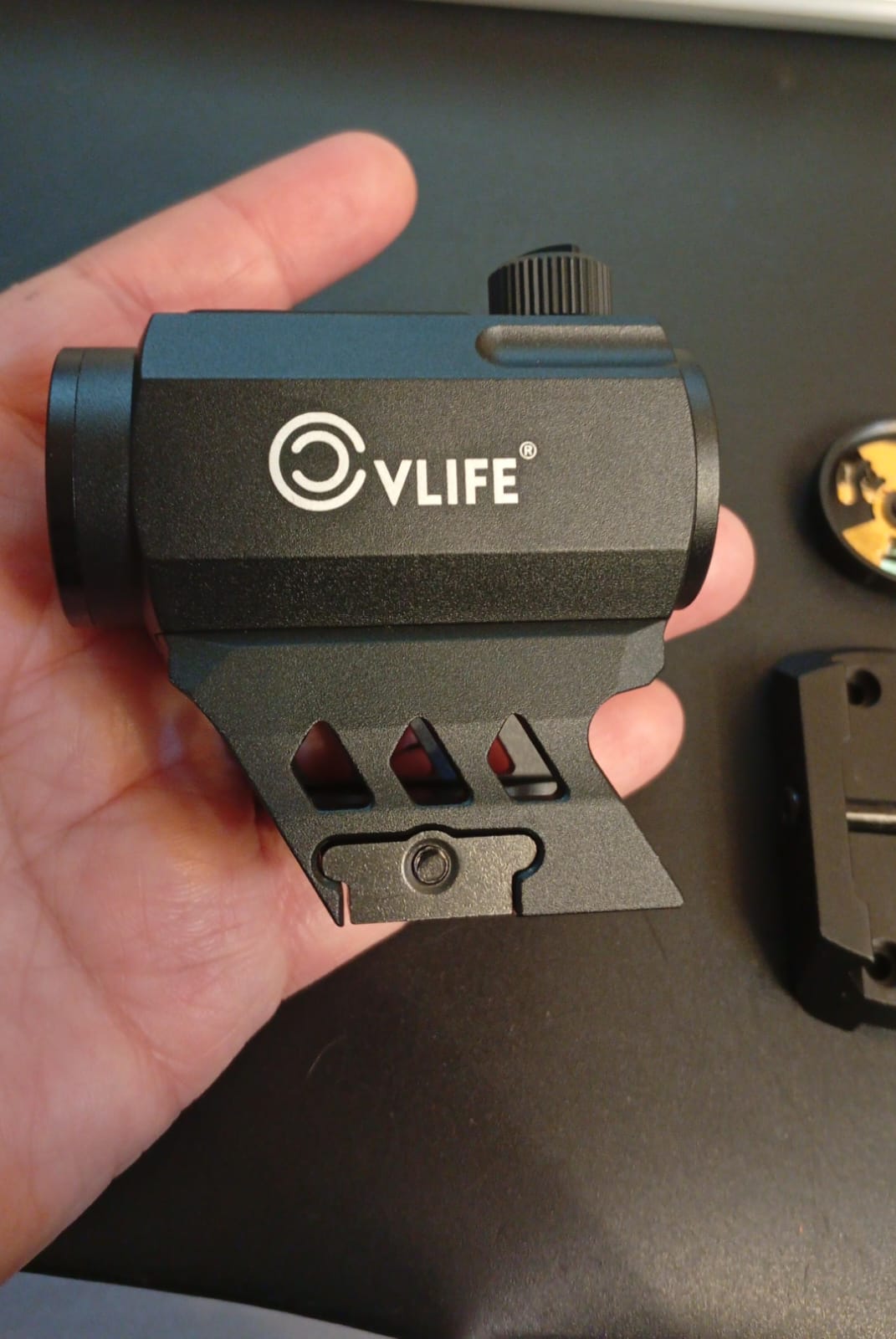 Visor deportivo de punto rojo,  retículas múltiples, CvLIFE.