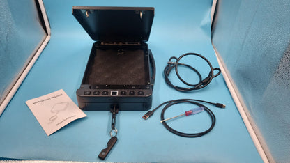 Caja Fuerte Biométrica Para 2 Pistolas Huella PIN Llave Rápida