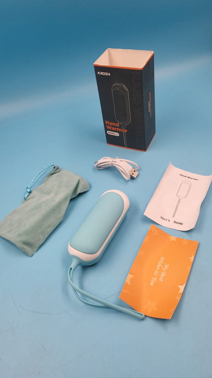 Calentadores de manos KROSA de 6000 mAh Azul Recargable