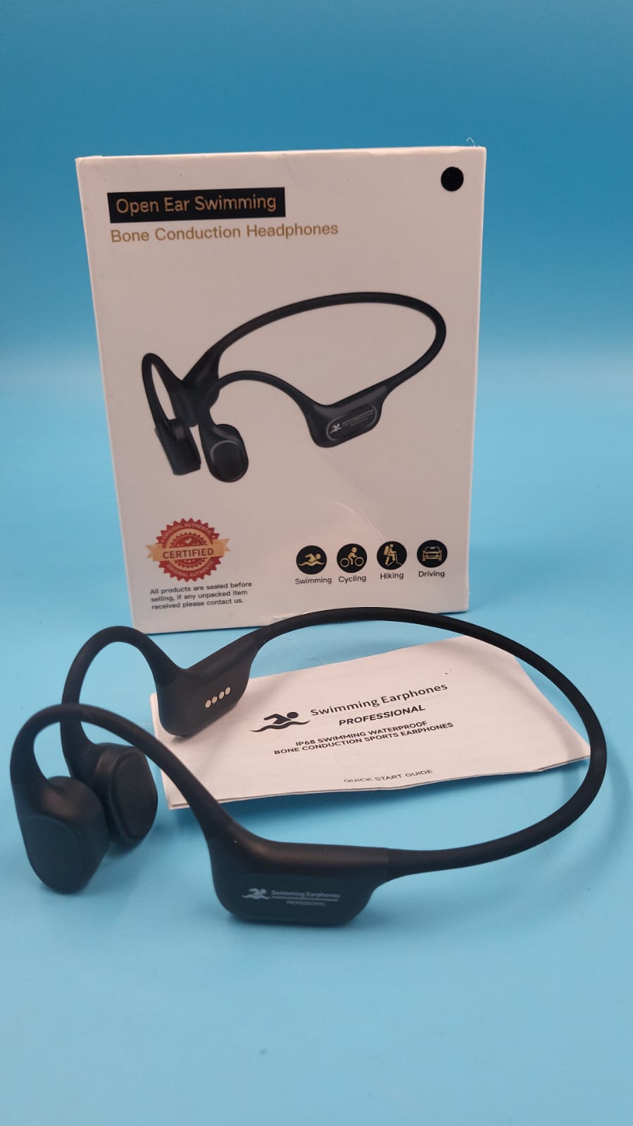 Auriculares de natación de conducción ósea, auriculares subacuáticos
